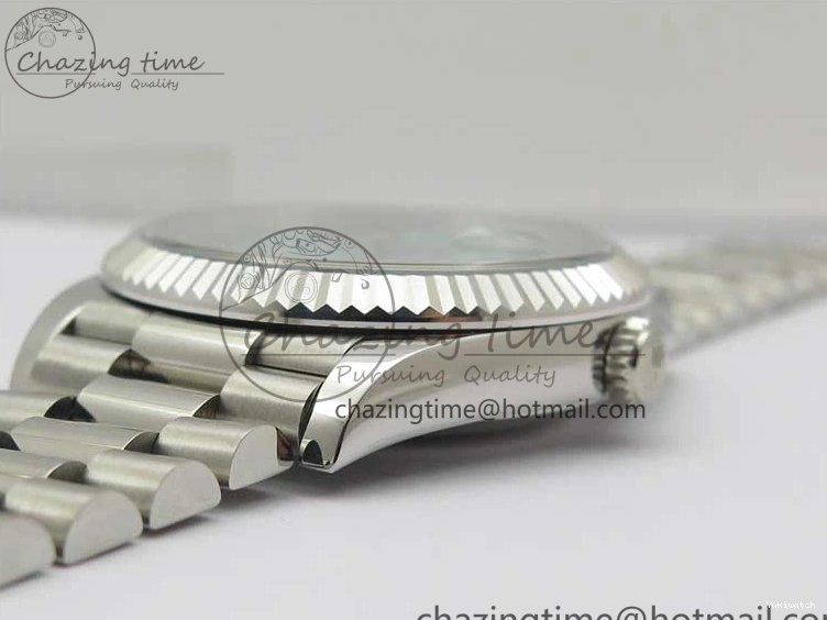 SS Dial 1:1 A2836 Tiffany SS Bracelet Maker Roman Date 40 Bp Blue Edition Day on Best 0412